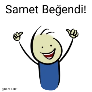 👍 emoji Samet @Qonshubot Telegram sticker 20 of 31