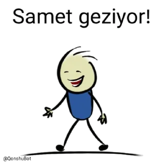 🚶‍♂️ emoji Samet @Qonshubot Telegram sticker 10 of 31