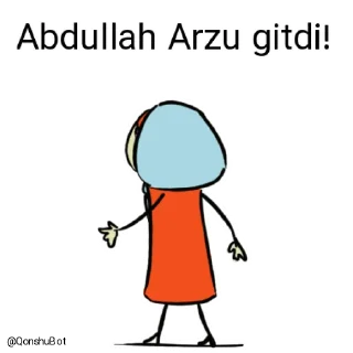 Sticker from Abdullah Arzu @Qonshubot