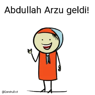 Sticker from Abdullah Arzu @Qonshubot