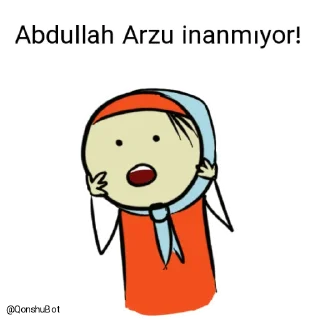 Sticker from Abdullah Arzu @Qonshubot