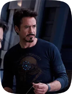Sticker from Tony stark