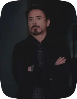 Sticker from Tony stark
