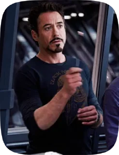 Sticker from Tony stark