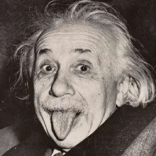 Sticker from Einstein - @Stickerabad