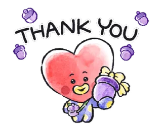 😘 emoji Hope In Love @WithBTS 💜✨ Telegram sticker 5 of 24