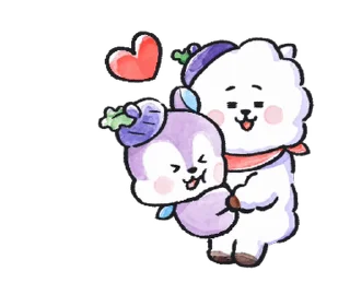 💕 emoji Hope In Love @WithBTS 💜✨ Telegram sticker 15 of 24