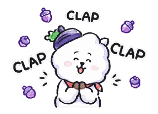 🤗 emoji Hope In Love @WithBTS 💜✨ Telegram sticker 7 of 24