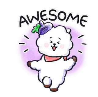 😍 emoji Hope In Love @WithBTS 💜✨ Telegram sticker 22 of 24