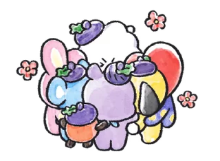 💓 emoji Hope In Love @WithBTS 💜✨ Telegram sticker 1 of 24