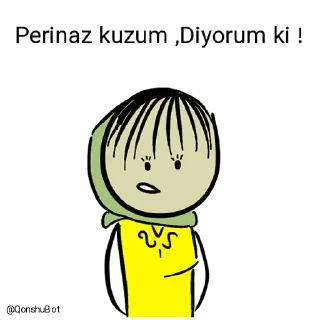 🙄 emoji Perinaz kuzum ve Elif ablam @Qonshubot Telegram sticker 7 of 31
