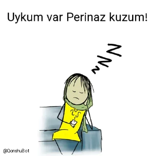😴 emoji Perinaz kuzum ve Elif ablam @Qonshubot Telegram sticker 20 of 31