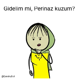 🤔 emoji Perinaz kuzum ve Elif ablam @Qonshubot Telegram sticker 6 of 31