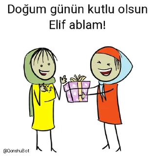 🎂 emoji Perinaz kuzum ve Elif ablam @Qonshubot Telegram sticker 22 of 31