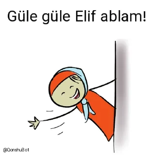 ✋ emoji Perinaz kuzum ve Elif ablam @Qonshubot Telegram sticker 4 of 31
