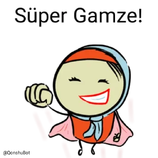 😎 emoji Gamze @Qonshubot Telegram sticker 6 of 31