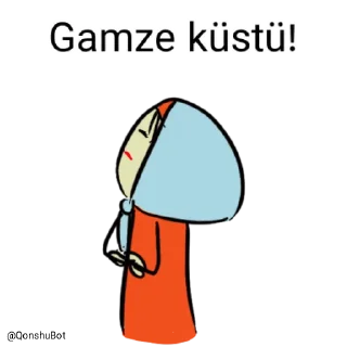 😒 emoji Gamze @Qonshubot Telegram sticker 13 of 31