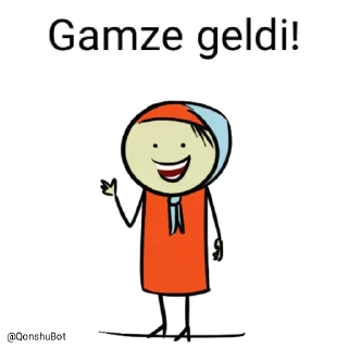 ✋️ emoji Gamze @Qonshubot Telegram sticker 1 of 31