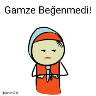 👎 emoji Gamze @Qonshubot Telegram sticker 21 of 31