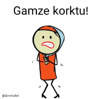 😰 emoji Gamze @Qonshubot Telegram sticker 15 of 31