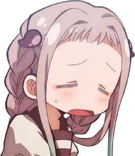 😩 emoji Jibaku Shounen Hanako-kun Telegram sticker 24 of 120