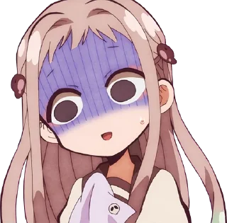 😰 emoji Jibaku Shounen Hanako-kun Telegram sticker 16 of 120
