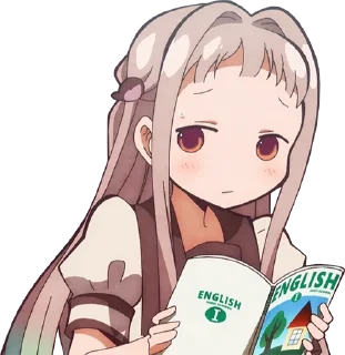 😒 emoji Jibaku Shounen Hanako-kun Telegram sticker 22 of 120