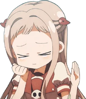 ☺️ emoji Jibaku Shounen Hanako-kun Telegram sticker 10 of 120