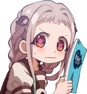 😐 emoji Jibaku Shounen Hanako-kun Telegram sticker 9 of 120