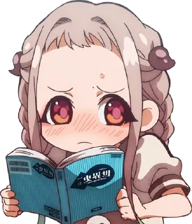 😳 emoji Jibaku Shounen Hanako-kun Telegram sticker 7 of 120