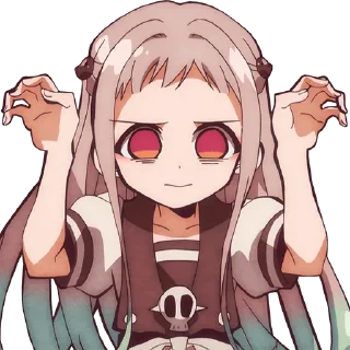 😥 emoji Jibaku Shounen Hanako-kun Telegram sticker 20 of 120