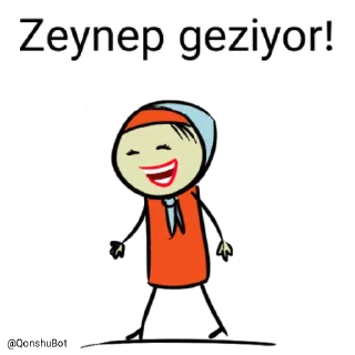 🚶‍♂️ emoji Zeynep @Qonshubot Telegram sticker 10 of 31