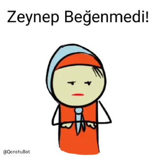 👎 emoji Zeynep @Qonshubot Telegram sticker 21 of 31