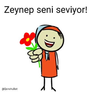 ❤️ emoji Zeynep @Qonshubot Telegram sticker 8 of 31