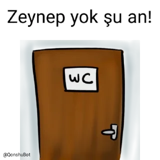🚽 emoji Zeynep @Qonshubot Telegram sticker 22 of 31
