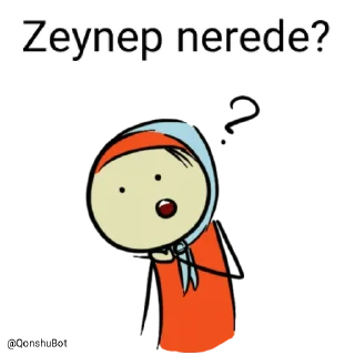 🤔 emoji Zeynep @Qonshubot Telegram sticker 5 of 31