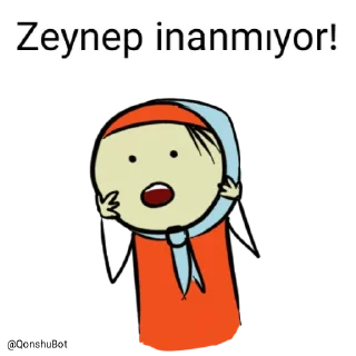😱 emoji Zeynep @Qonshubot Telegram sticker 3 of 31