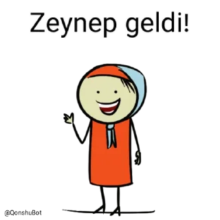 ✋️ emoji Zeynep @Qonshubot Telegram sticker 1 of 31