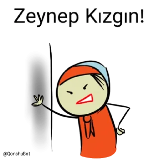 😡 emoji Zeynep @Qonshubot Telegram sticker 16 of 31