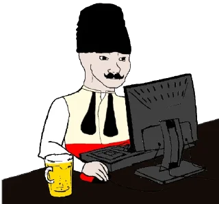 Sticker from Јужњачка Работа