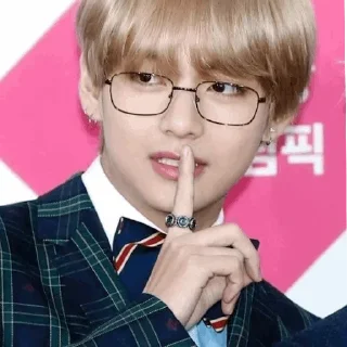 🤫 emoji ᗷTՏᖴᑌᑎ| @BtsUnited 𐂂 Telegram sticker 7 of 79