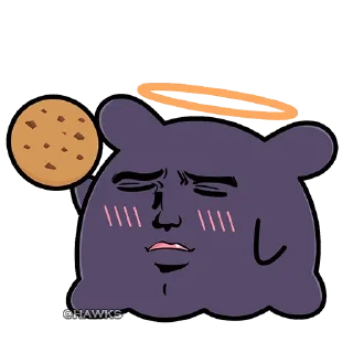 🐙 emoji 🐙 Takodachi [@TodorokiShouto] Telegram sticker 7 of 120