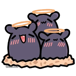 🐙 emoji 🐙 Takodachi [@TodorokiShouto] Telegram sticker 23 of 120