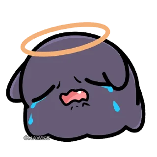 🐙 emoji 🐙 Takodachi [@TodorokiShouto] Telegram sticker 8 of 120