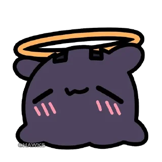 🐙 emoji 🐙 Takodachi [@TodorokiShouto] Telegram sticker 20 of 120