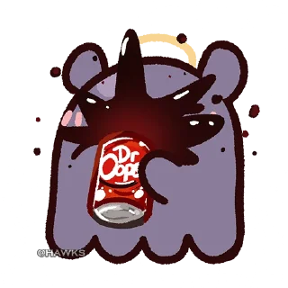 🐙 emoji 🐙 Takodachi [@TodorokiShouto] Telegram sticker 11 of 120