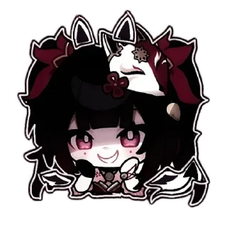 👄 emoji ㅤㅤㅤㅤ❥. @divendeoak — @genshinnbasds. Telegram sticker 15 of 50