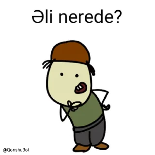 🤔 emoji Əli @Qonshubot Telegram sticker 5 of 31