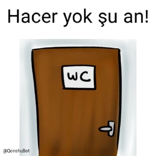 🚽 emoji Hacer @Qonshubot Telegram sticker 22 of 31