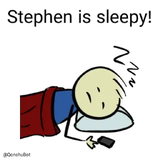 😴 emoji Stephen @Qonshubot Telegram sticker 17 of 31